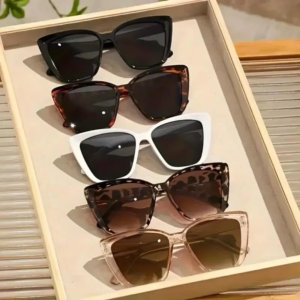 INS Vintage Cat Eye Sonnenbrille Frauen Quadratische Kleine Rahmen Sonnenbrille Weibliche Marke Designer Retro Shades Mode Oculos De Sol