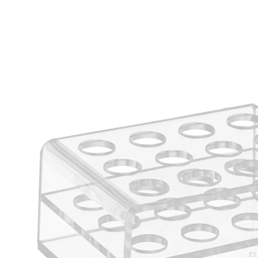 Acrylic Brush Display Pen Holder School Organiser for