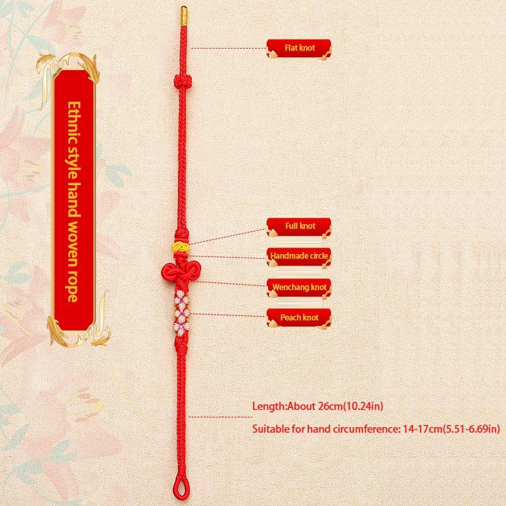 Fashion Colorful Bracelet Handmade Weaving Ethnic Style Hand Rope DIY Hand Strap Jewelry