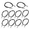 10Pcs NTC Thermistor Probe Temperature Sensor Round Lug Cold Pressed Terminal Connector 1meter