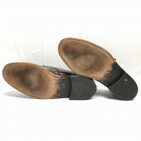 Vintage Desborough Vyrobeno v Anglii Monk Strap Hnědá Velikost 6.5 / 25.0cm(POUŽITÝ)