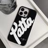 Patta Personalized Art Letter Silicone Soft Phone Case For iPhone 16 15 14 13 12 11 Pro XS Max XR 7 8 Plus Y2K  Case Cover Funda