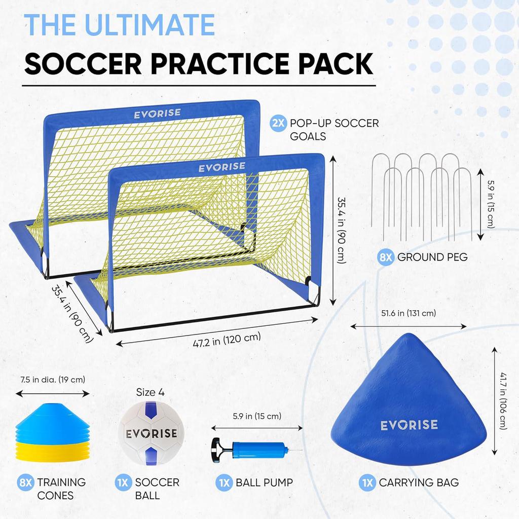 Children's Football Goal Net - Multiple Colors, Ideal for Beginners