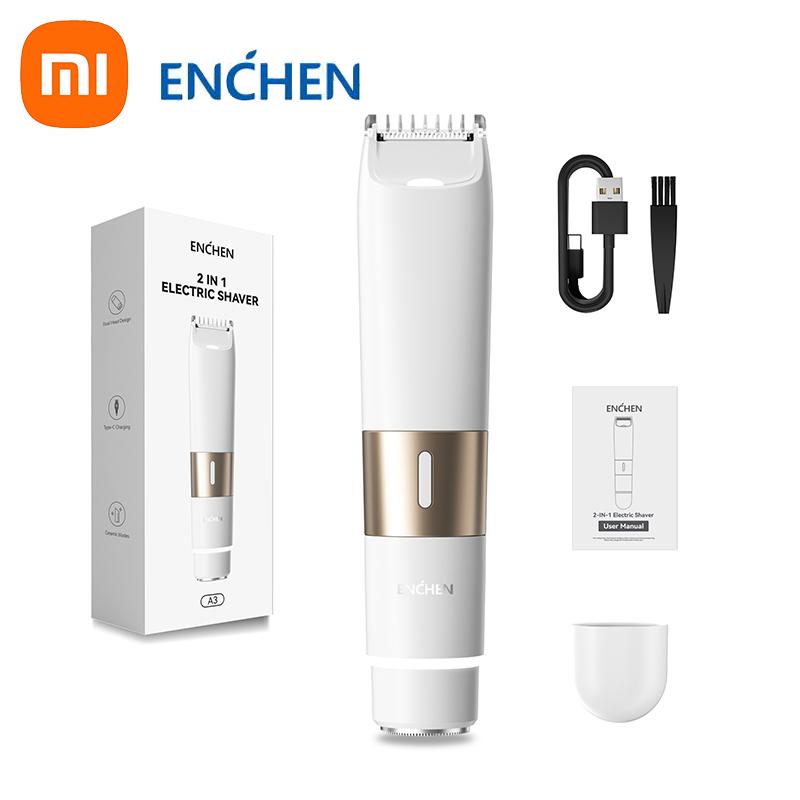 Xiaomi ENCHEN A3 2 IN 1 Electrical Rotary Shaver Portable Beard Trimmer