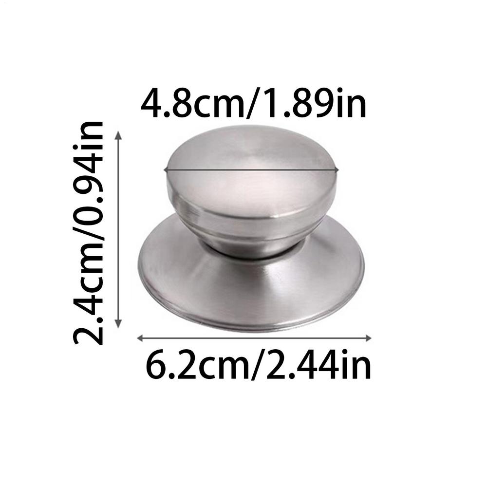Pot Lid Handle Replacement Cooking Pot Pan Lid Holding Knob Replacement Heat Resistant Easy Installation Kitchen Cookware Pan