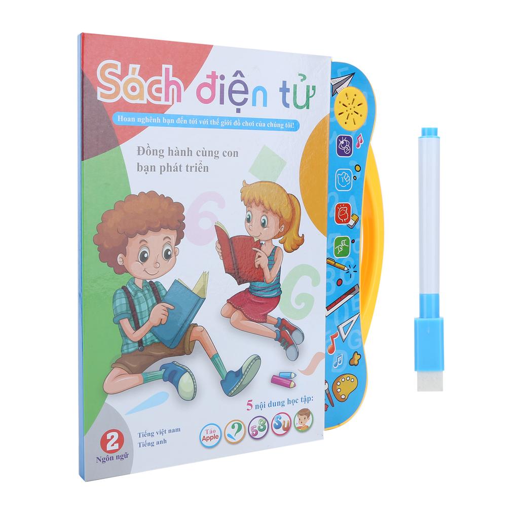 Vietnamese English Reading Machine Children Early Educational Learning Machine ToysYellow
