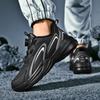 Men's winter warmth new casual outdoor fleece-lined sneakers light soft-sole speed running shoes fashion comfortable cotton shoe