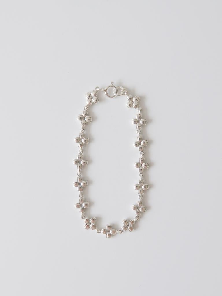 Mahogani Small Layered Cross Chain Bracelet