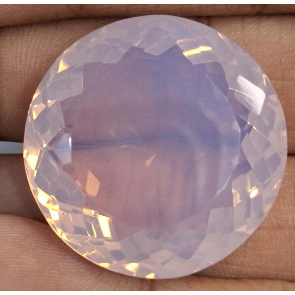 Certified Natural Pink Welo Opal Round Cut 101-103 Ct Beautiful Loose Gemstone