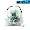 Classic Genshin Impact Venti Backpacks Boys/Girls Pupil School Bags 3D Print Keychains Oxford Waterproof Cute Small Backpacks