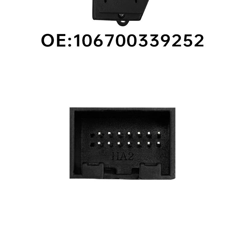 Geely Vision Left Front Power Window Switch, 14-Pin, Main Control (106700339252)