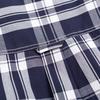 Herren Langarm Colorblock Kariertes Muster Hemden, 100% Baumwolle Regular Fit Business Casual Karomuster Button-down Hemd