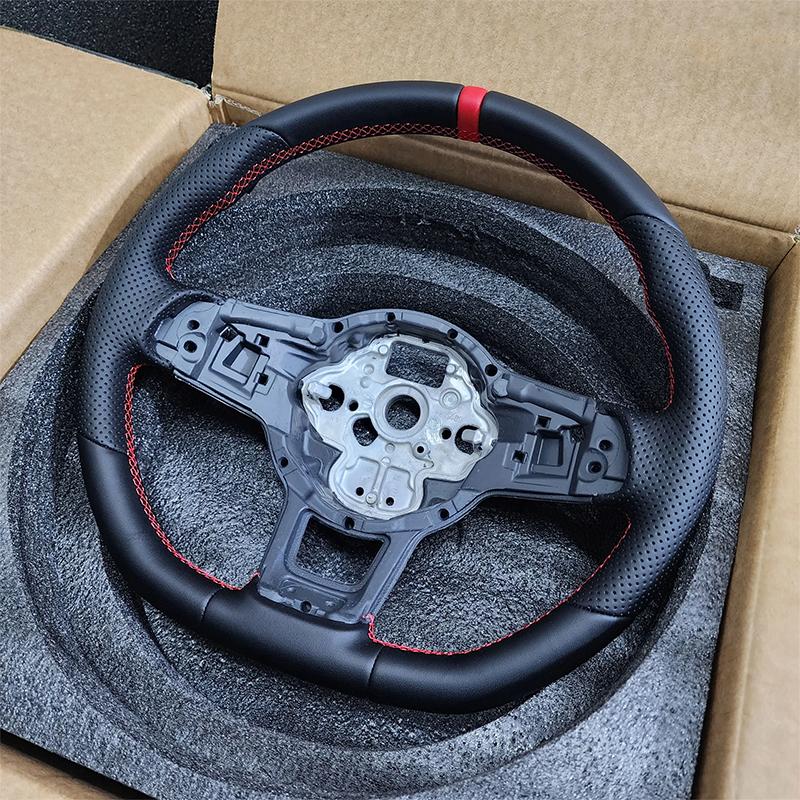 TCR Lenkrad Nappa Leder Für Volkswagen Golf 7 7.5 GTI GTD GTE R 2013-2020 Polo GTI Tiguan Passat