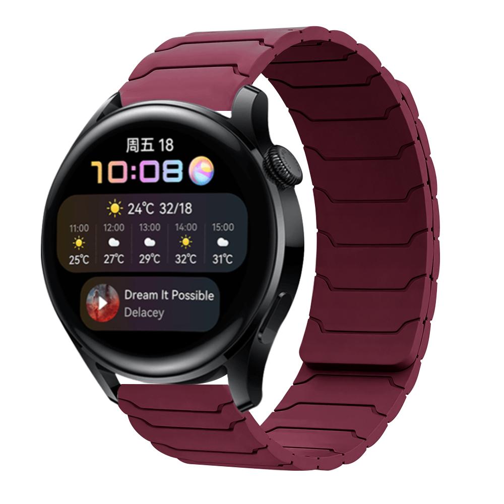 20mm 22mm 18mm Silicone Magnetic Loop Strap for Samsung Galaxy Watch 7/6/5 Active 2 Amazfit Bracelet HUAWEI Watch GT 2e 3 Band