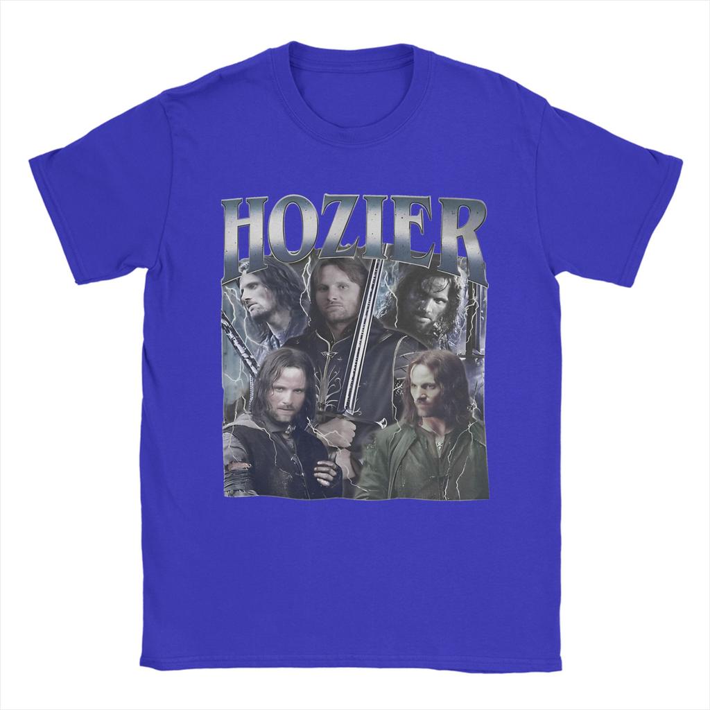Retro Funny Hozier Meme Tshirts Unisex Round Neck Short Sleeve Top Unreal Unearth Tour LLords Of The RRings Cotton Summer Top Tee