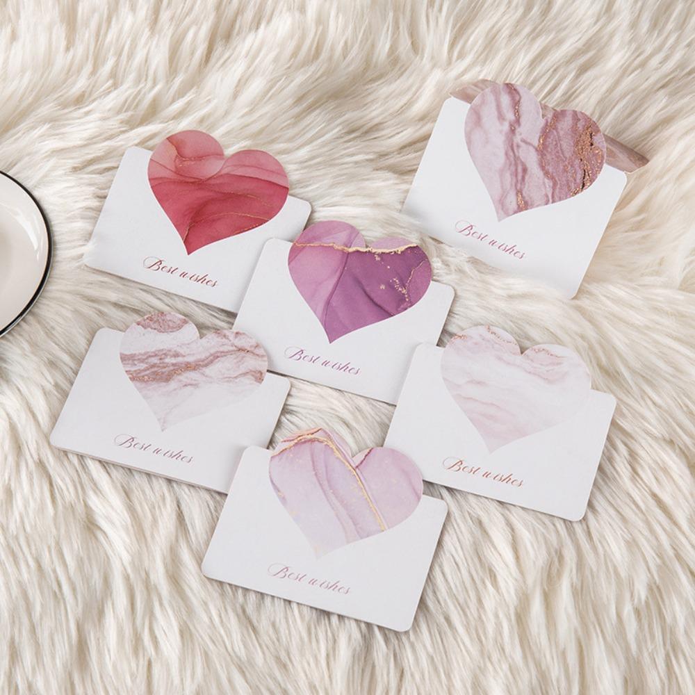 10Pcs Beautiful DIY Decoration Message Card Universal Valentine's Day Love Greeting Card Card Mother's Day