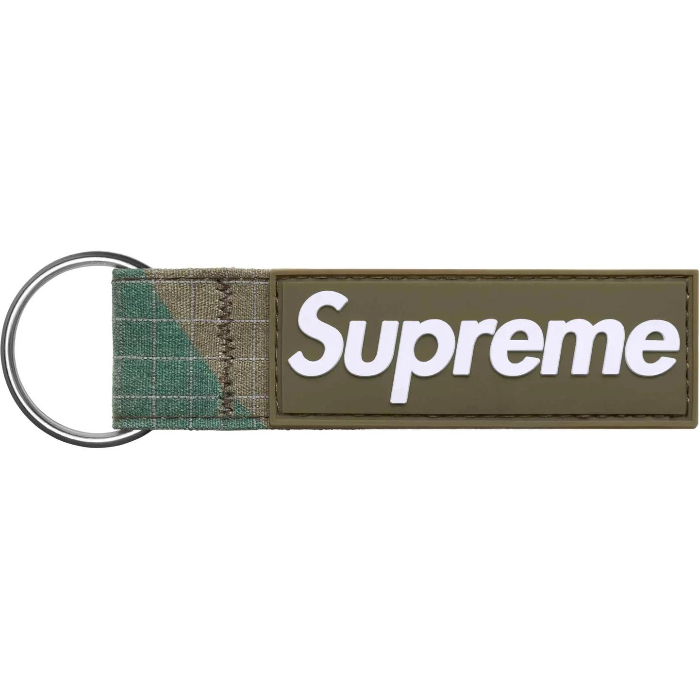 Supreme Ripstop Keychain Woodland Camo One-Size