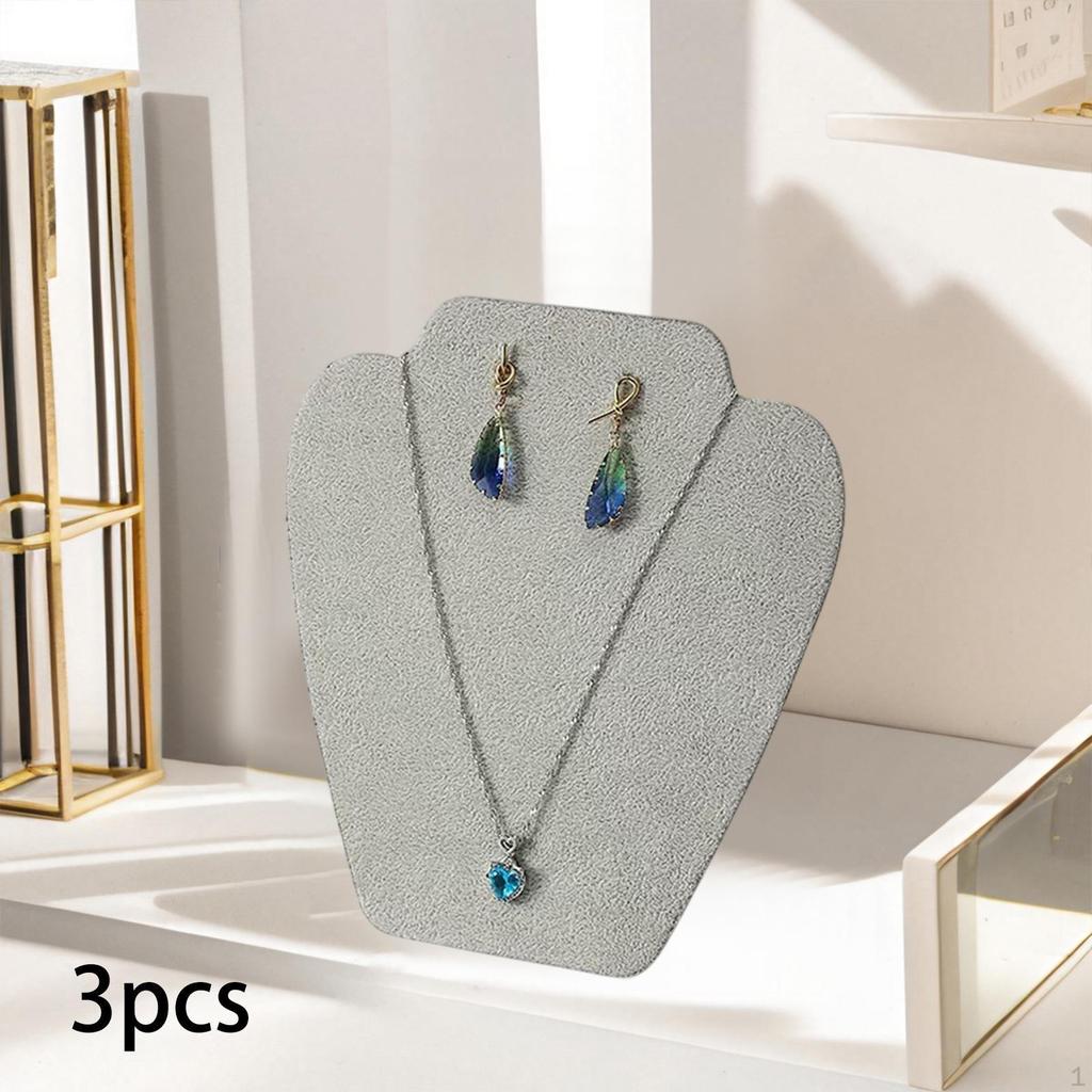 3 Pieces Jewelry Display Stand Ornament Earring for Home Decor Earrings Storage Necklace