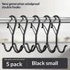 1/5/10Pcs Heavy Duty Double Utility Hooks with Buckle Multi-use Hangers for Clothes Towels Camping Home Use