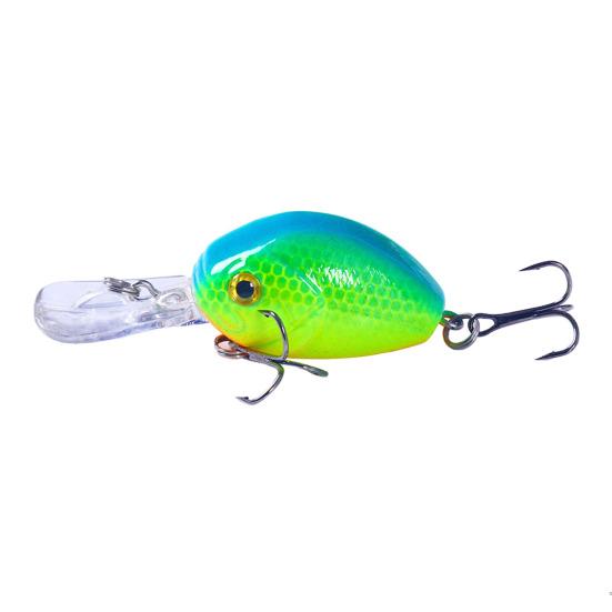 

6.5см 7.5г Привлекательная искусственная приманка 3D рыбьи глаза Большая дальность заброса Прочная милая пухленькая поддельная приманка для любителей рыбалки