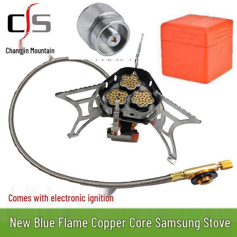 Outdoor Windproof Portable Camping Stove - High Mountain Fire Split Gas Burner