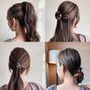Women Retro Geometric Elastic Hair Loop Leopard Hairband Styling Accessories