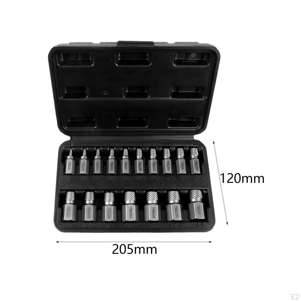 Damaged Screw Extractor Bolt Kits High Hardness Sturdy Hex Head Steel Stud