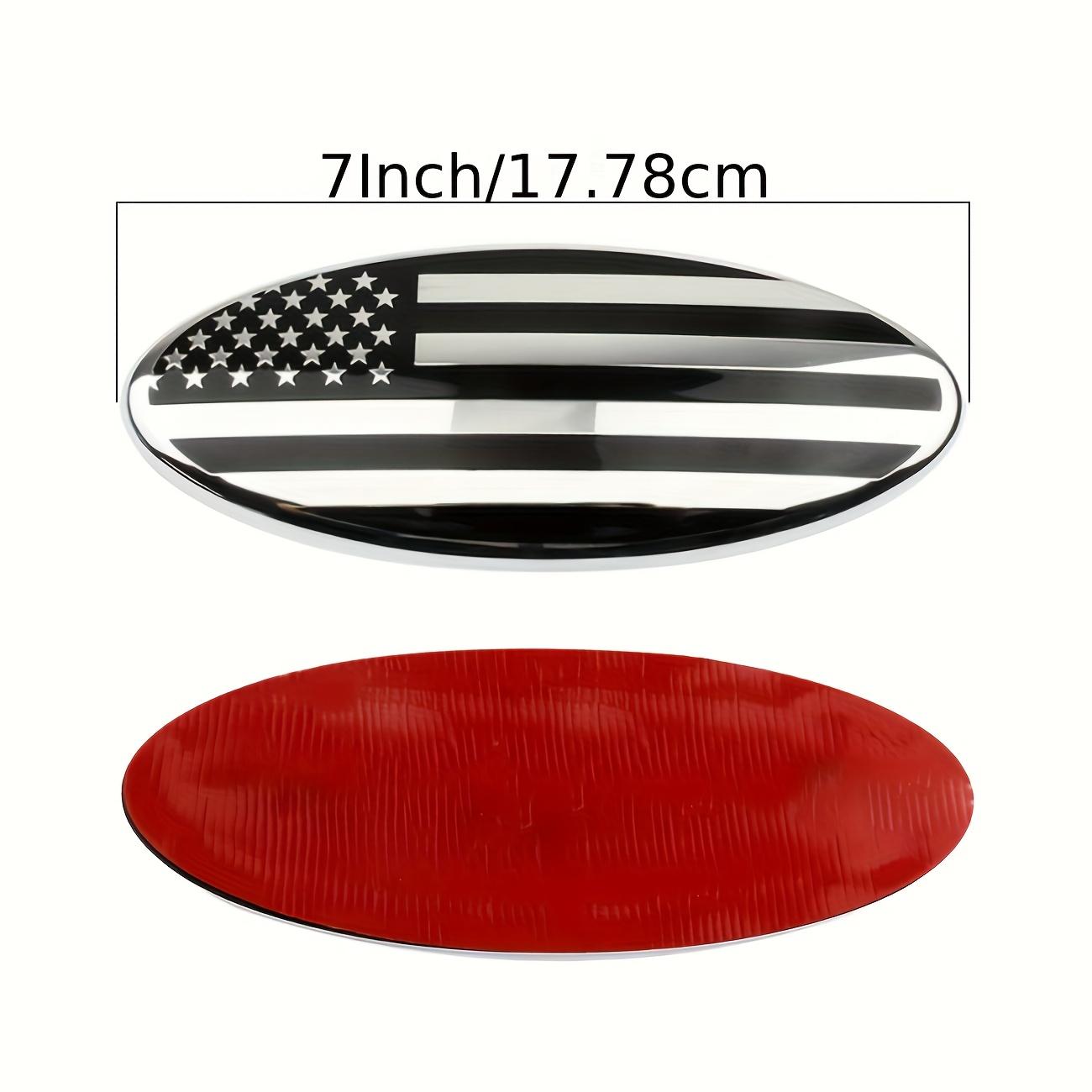 Front Grille Emblem American Flag Logo Badge Emblem Sticke for F150 F250 F350 Ranger 7 Inch