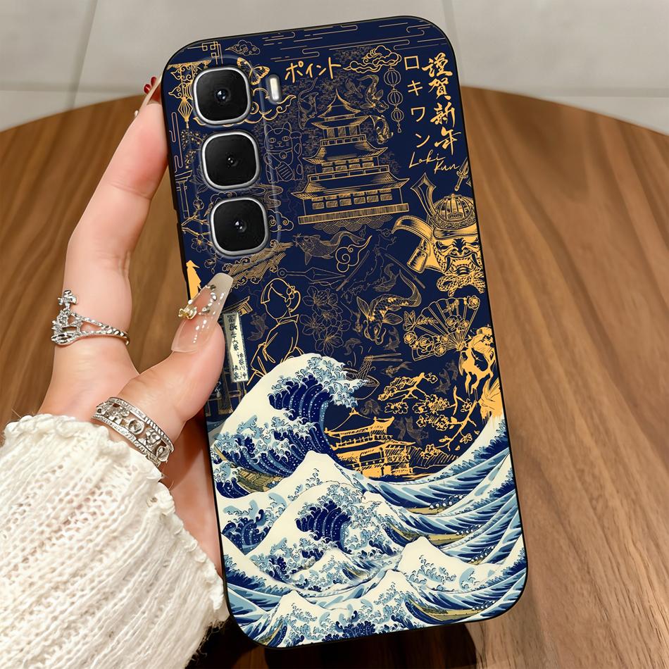 

Cute Animal Case For infinix Hot 60 50 Pro Plus 60i 50i 40i 30i 20i 20S Back Cover For Hot 20 30 4G 5G Play Soft Phone Protector Hot 20S&Matte Silicone