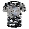 New Summer Men's 3d T-shirt Casual Short-sleeved O-neck Fashion Funny Printing T-shirt Men