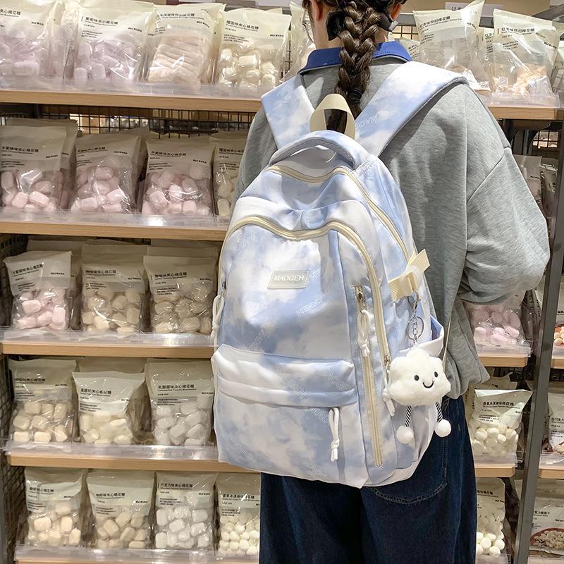 

2024 Модный Простой Повседневный Рюкзак для Учеников Средней и Старшей Школы – Большая Вместимость для Мальчиков и Девочек Without Accessories розовый