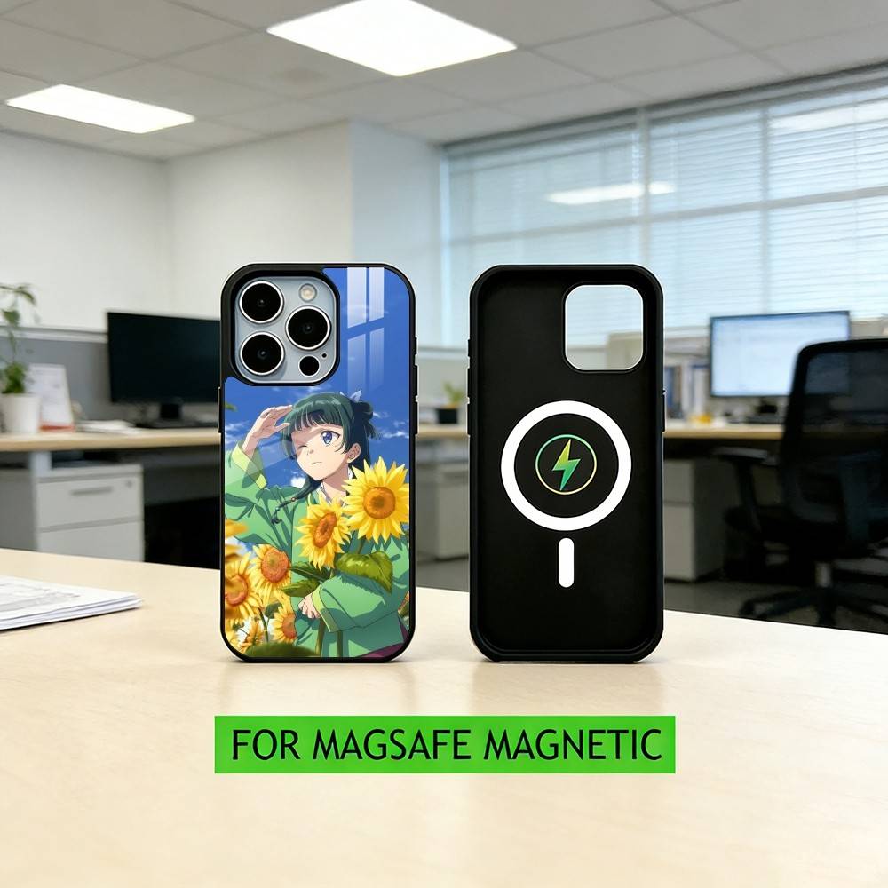 

The Apothecary Diaries Anime Phone Case For iPhone17,16,15,14,13,12,11 Plus,Pro Magnetic For Magsafe Wireless Charging iPhone12