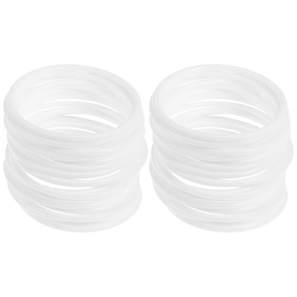 30 Pcs Plastic Rings Dream Catcher Hoops Garland Wrapping Circle Floral Wreath Decor Macrame Tassel Home Decor Wind Chimes 6.00X6.00X0.50CM