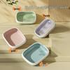 Extra Large Anti-Splash Cat Litter Box with Deodorizer
