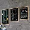 Freestanding Blackboard Wooden Mini Board Activity Sign Drawing Board  Tabletop Menu Board
