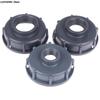 Durable IBC Tank Fittings S60X6 Coarse Threaded Cap 60mm Female Thread To 1/2",3/4",1" Adaptor Connector