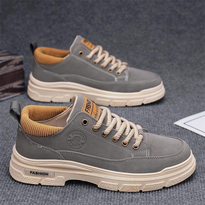 Men's Shoes 2025 New Velvet Warm Work Leisure Sports Board Shoes Autumn and Winter Low-top Labor Insurance Tooling Martin Boots