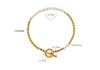 Korean Fashion Freshwater Pearl Bracelet with 18K Gold OT Clasp