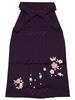 Hakama with Cherry Blossom Skirt Single M To LL [Hanamichi] Women's Embroidery, Type, Item, Sizes, Hs-104 (L Size, 10. Purple)