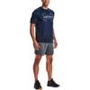 Under Armour Vent Casual Training Loose Comfortable Crew Neck Short Sleeve T-Shirt Men Tops Dark-Blue 1366145-408