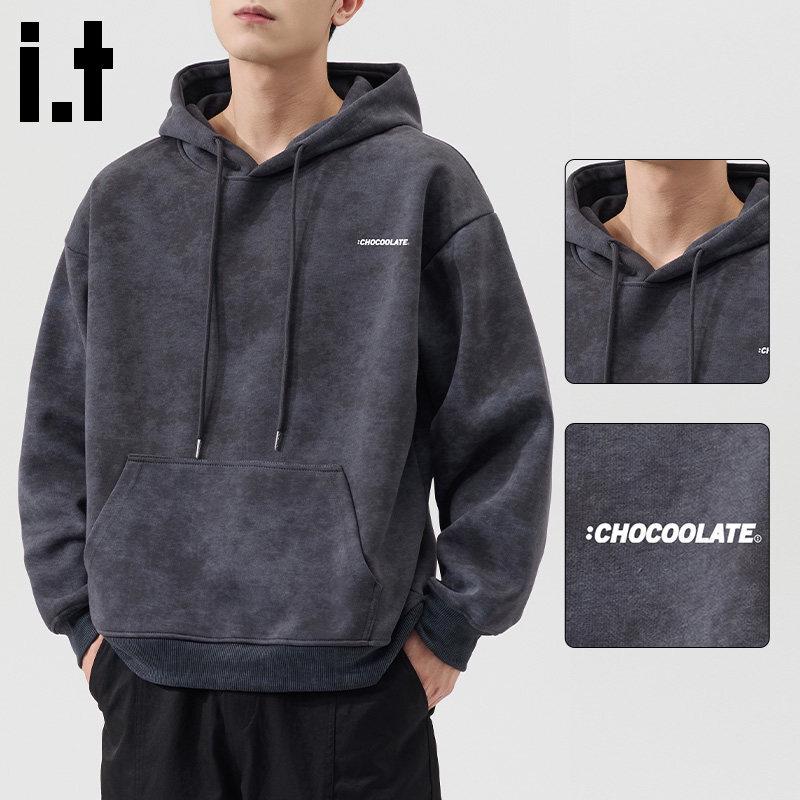 Men s Tie-Dye Hooded Pullover Sweatshirt XL