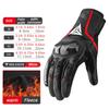 Motorcycle Gloves Leather Men Gloves Summer Cycling Motorbike Guantes Moto Motocross Bicycle Touch Screen Breathable Protective