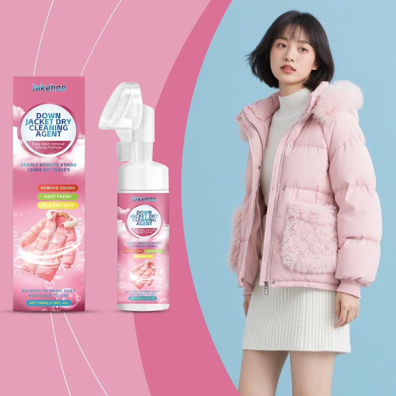 Down Jacket Dry Cleaning Spray Multi Functional Non Washing And Stain Removing Cleaning Spray For Down Cotton Leather Jacket 1pcs