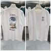 2025 Neues Hochwertiges Lässiges Rundhals Kurzarm T-Shirt Sommer Neues Druckmuster Locker Unisex und Damen Styles