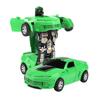 Popular Children's Deformed Toy Robot and Car Set for Educational Play At Street Markets and Night Stalls.