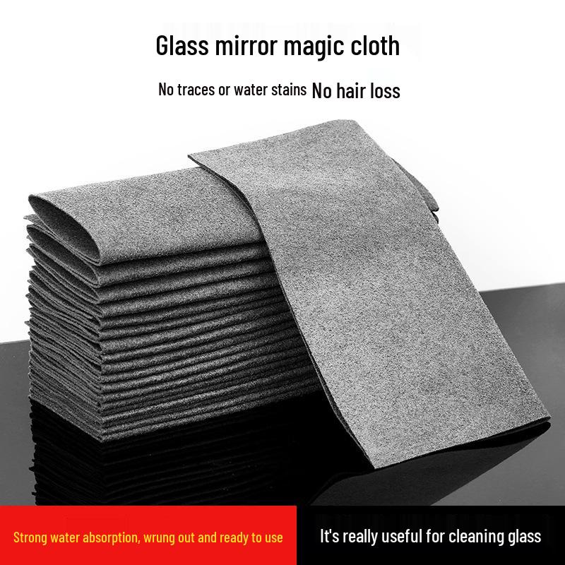 Streak-Free Magic Glass Cloth, Watermark-Free Mirror Cleaning Pad