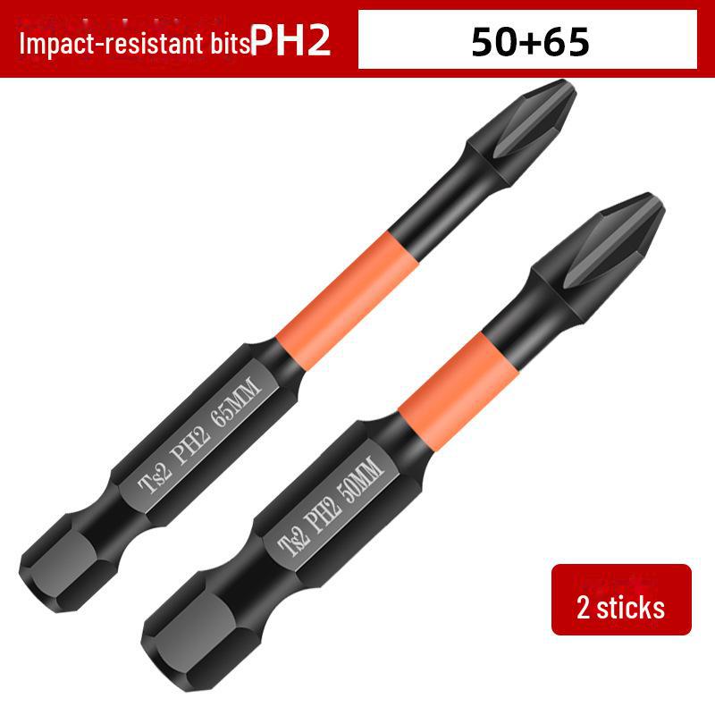 

Магнитная ударопрочная бита-отвертка с черным фосфатированием PH2 50+65 [2 pieces]