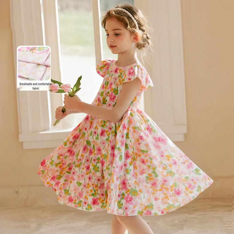 Disney Girls  Floral Summer Dress 150