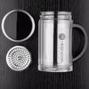 Heenoor Double-Layer Glass Tea Cup