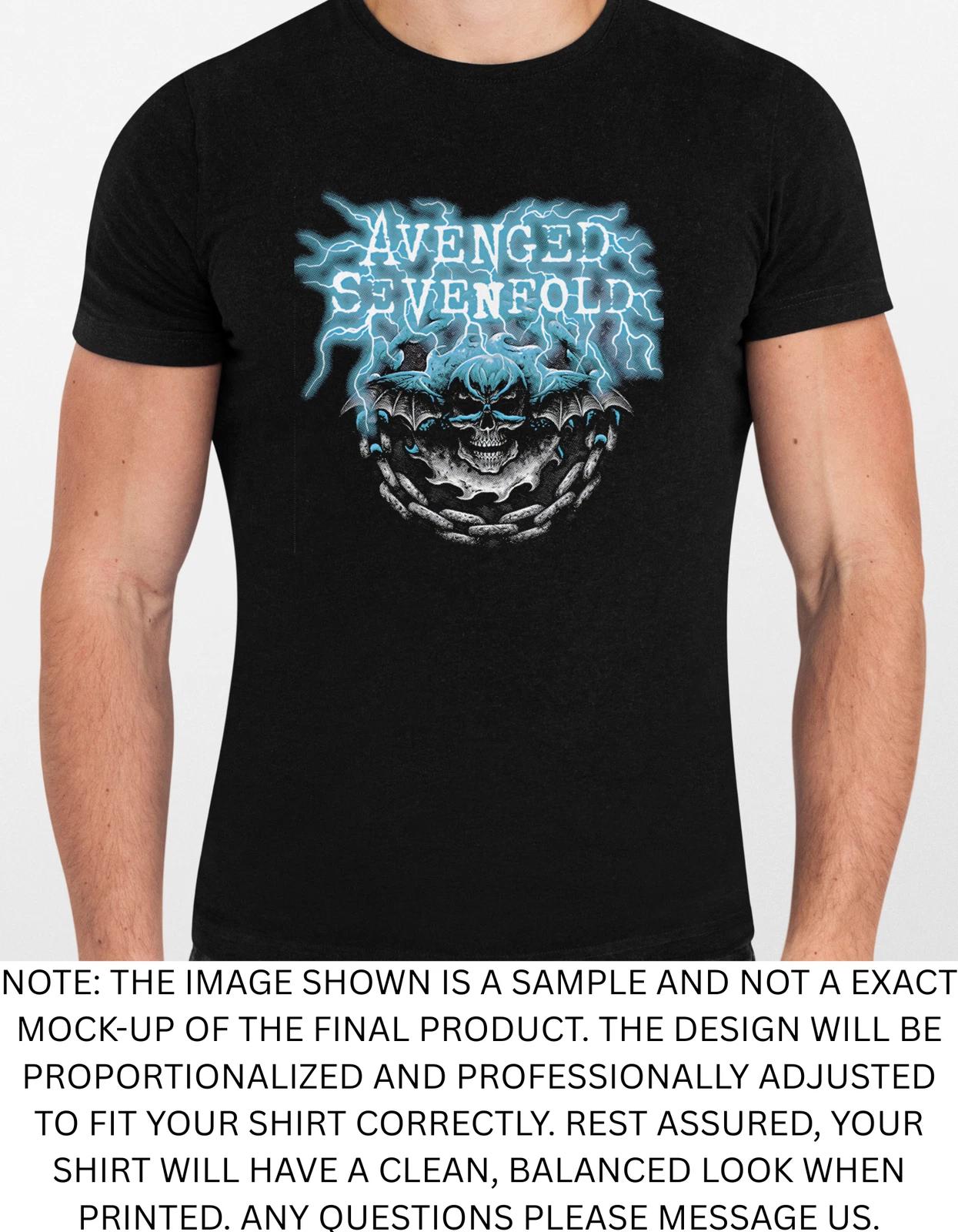 Men s and Women s T-shirts Avenged Sevenfold Logo Graphic XXXXL